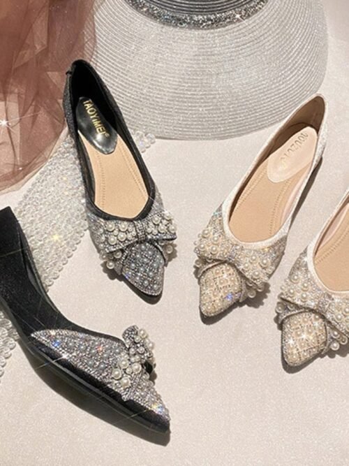 Pearl Mid-Heel Elegance