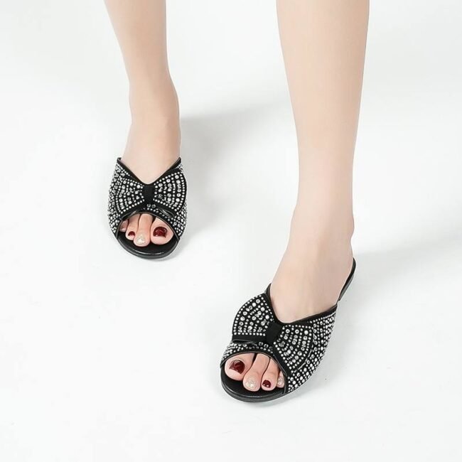 Stone Bow Slipper - Image 3