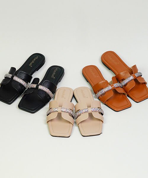 Stone comfy slipper