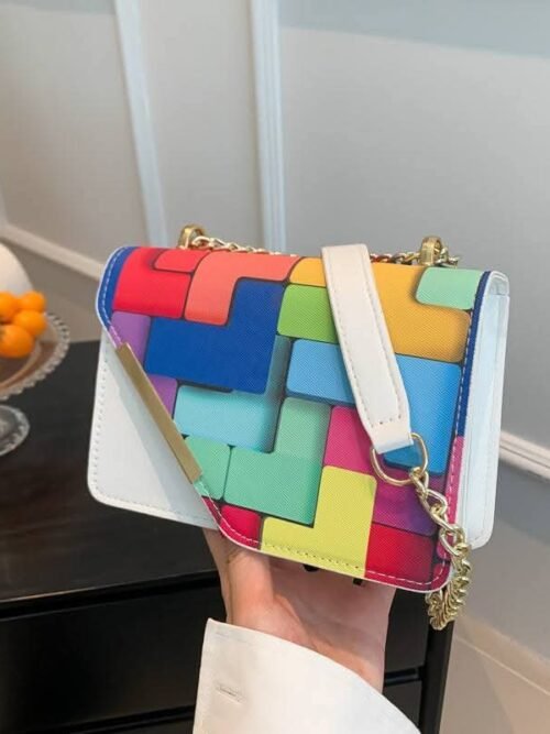 Contrast colors bag