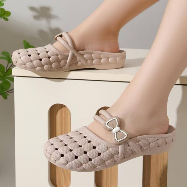 Eva Fluffy Bow Shoe - Image 5
