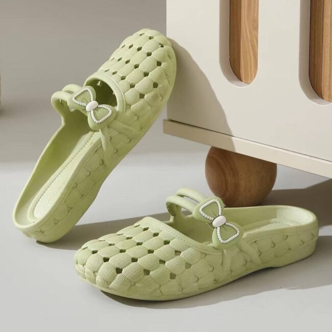 Eva Fluffy Bow Shoe - Image 3