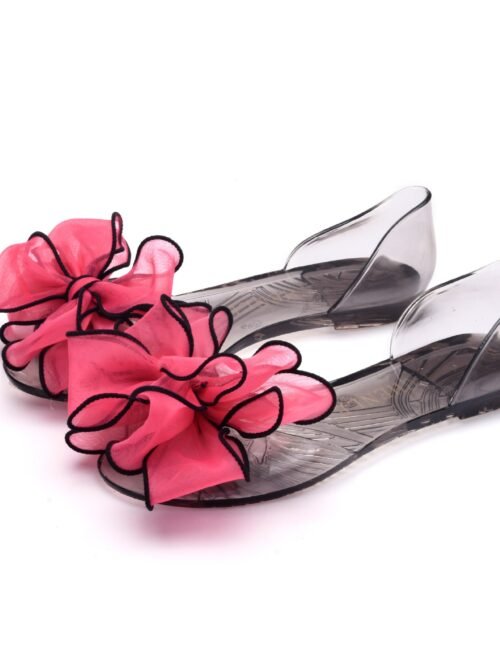 Transparent Bow Shoe